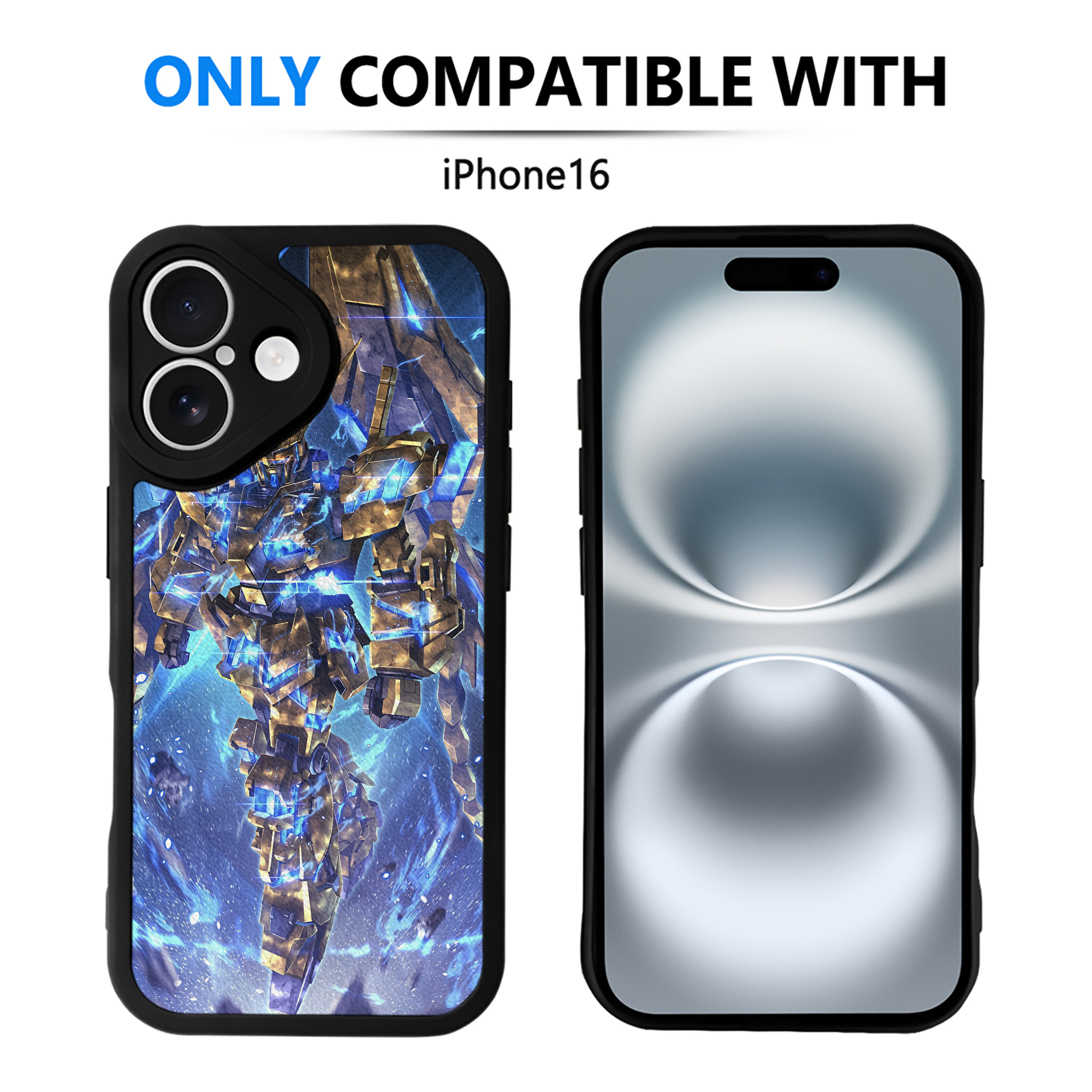（画像用） 機動戦士ガンダム Mobile Suit Gundam 【iPhone 16シリーズ対応】シリコンスマホケース（レザー調） 材質：シリコン